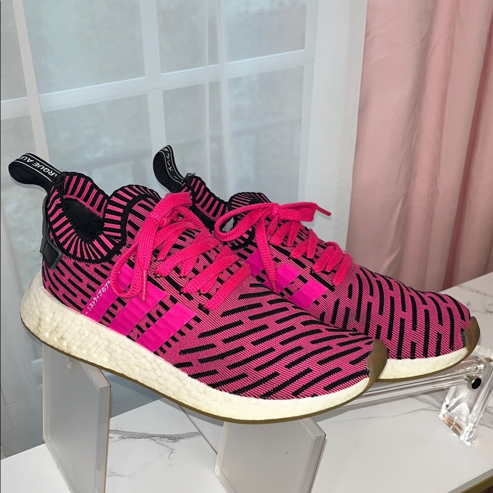 Adidas Boost Men's Black & Pink Sneakers - Size 9 men’s
